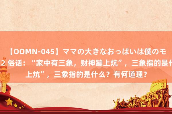 【OOMN-045】ママの大きなおっぱいは僕のモノ 総集編4時間 2 俗话：“家中有三象，财神蹦上炕”，三象指的是什么？有何道理？