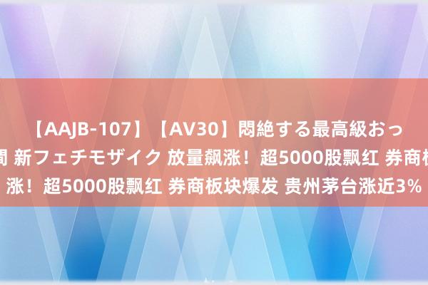 【AAJB-107】【AV30】悶絶する最高級おっぱい生々しい性交 4時間 新フェチモザイク 放量飙涨！超5000股飘红 券商板块爆发 贵州茅台涨近3%