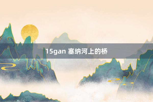 15gan 塞纳河上的桥