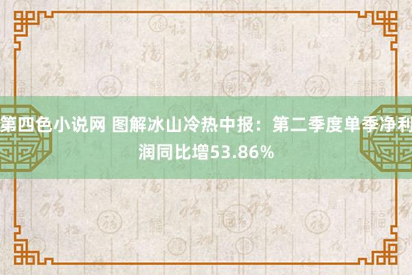 第四色小说网 图解冰山冷热中报：第二季度单季净利润同比增53.86%