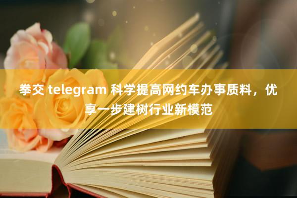 拳交 telegram 科学提高网约车办事质料，优享一步建树行业新模范